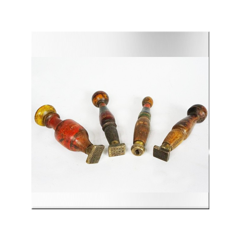 Wooden and iron stamp