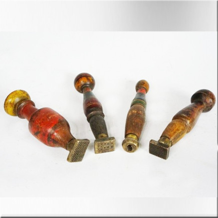 Wooden and iron stamp