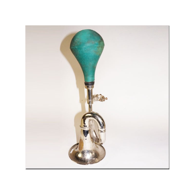 Klaxon de voiture en laiton chrome (petit modèle)