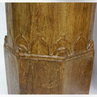 Colonnes (paire de) en bois