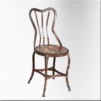 Chaise de jardin en fer