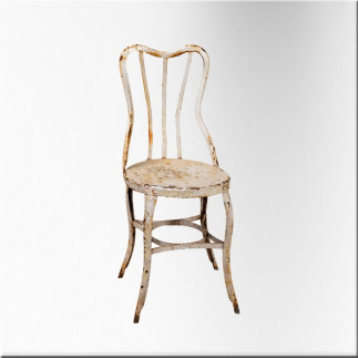 Chaise de jardin en fer