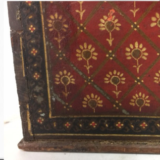 Boite en bois laqué