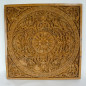 Sculpted teakwood panel 19th century