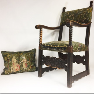 Fauteuil fribourgeois fin XVIIème S. (Suisse)