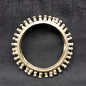 Narrow solid silver Berber bracelet