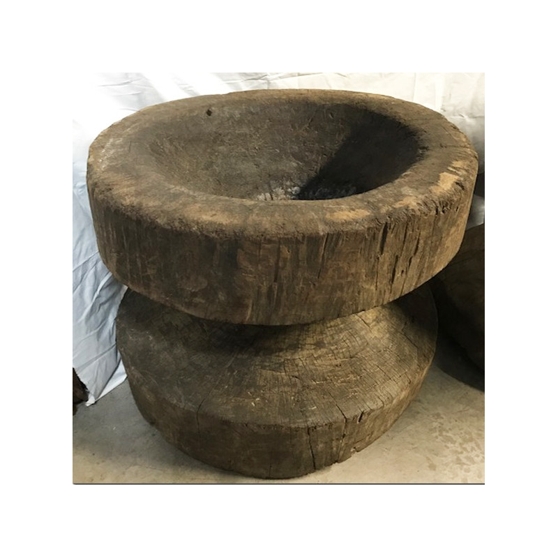 Mortier en bois (grand modèle)