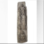 Naga sculpted pannel featuring monkeys and panthers