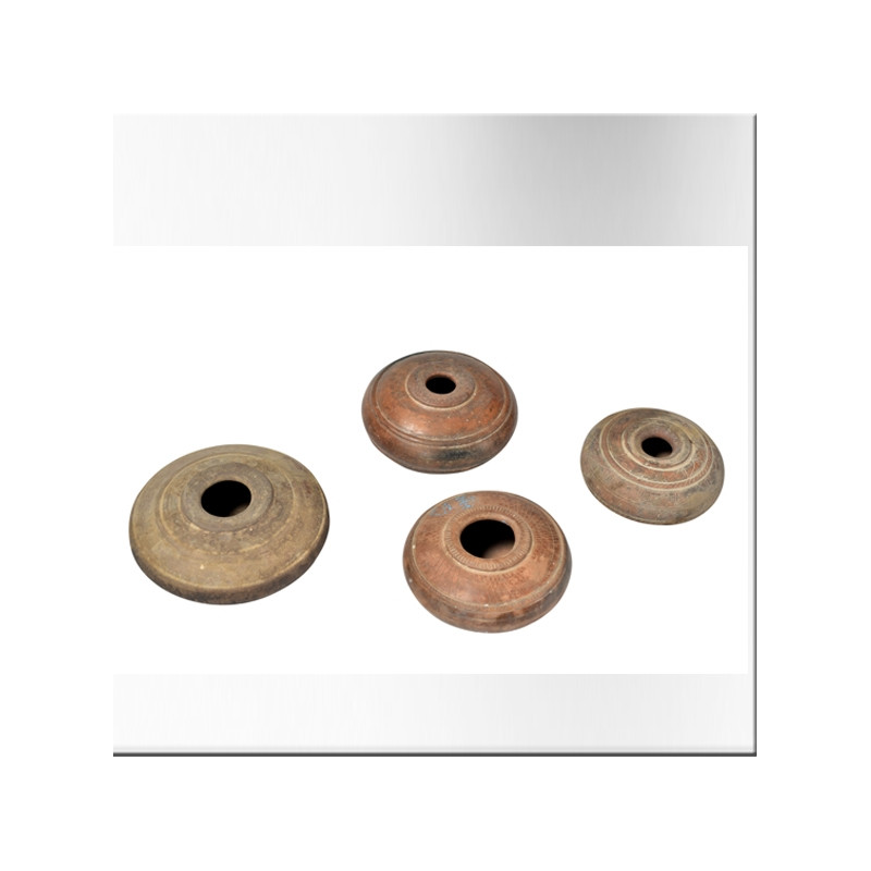 Terracotta tobacco pot forming candle holder