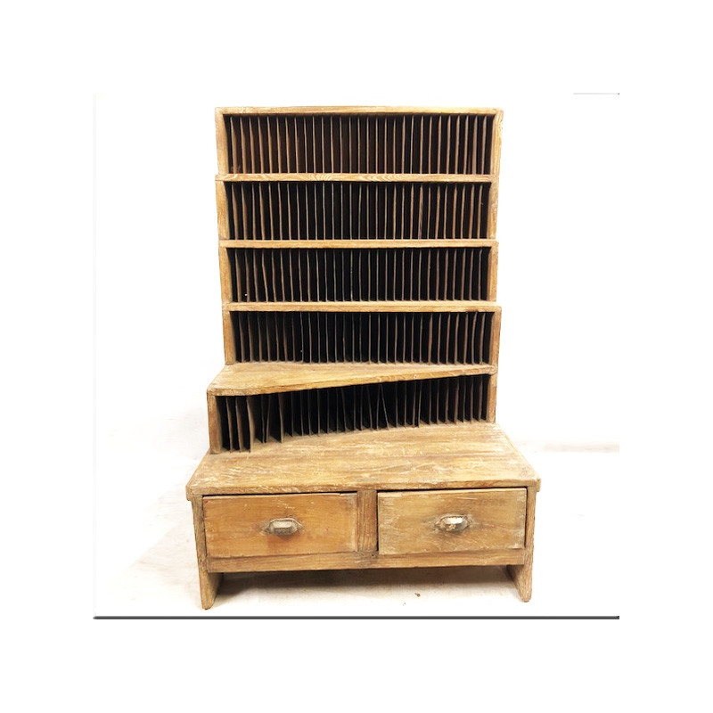 Meuble de postier en teck
