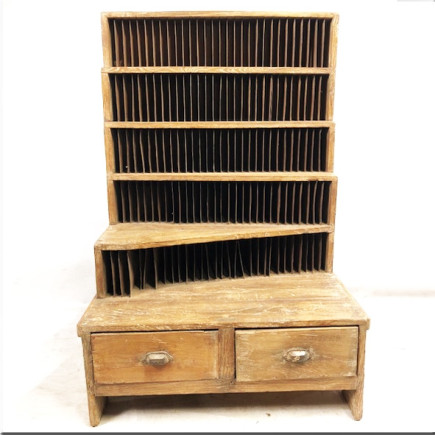 Meuble de postier en teck