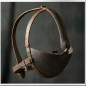 Wrought iron riveted mask
