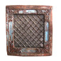Teak and iron moucharabieh