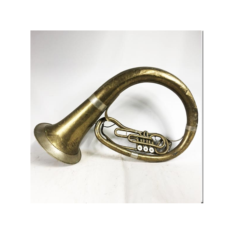 Hélicon, instrument de musique à vent, en cuivre