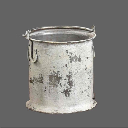Seau en zinc