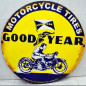 Round enamelled plate GOOD YEAR