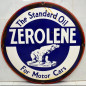 Round enamelled plate ZEROLENE
