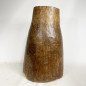 Hollowed wooden tree trunk