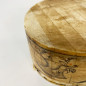 Oval box made of camel bone