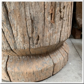 Mortier en bois (grand modèle)