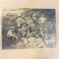 Old framed photo (hunting scene)