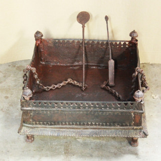 Chauffrette en fer forgé de Jaisalmer fin XVIIème S.