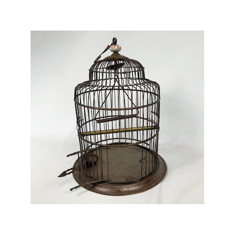 Brass bird cage