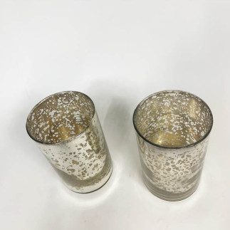 Verres (paire de) en verre eglomisé
