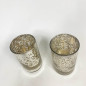 Verres (paire de) en verre eglomisé