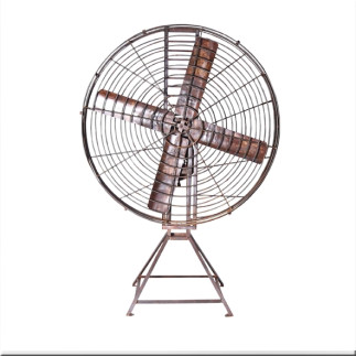 Ventilateur cage sur pied avec manivelle