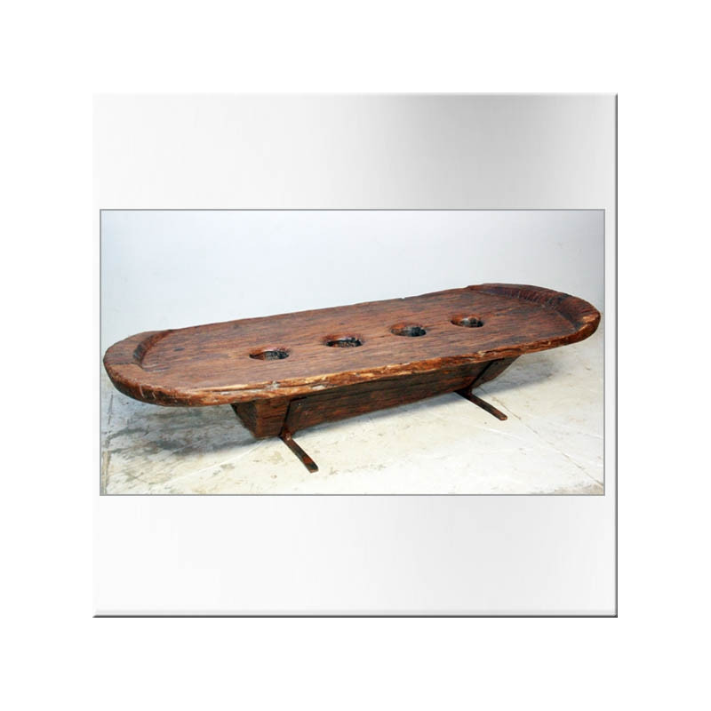 Naga wooden table with 4 holes (Large size)