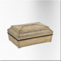 Coffret en bois et os de chameau