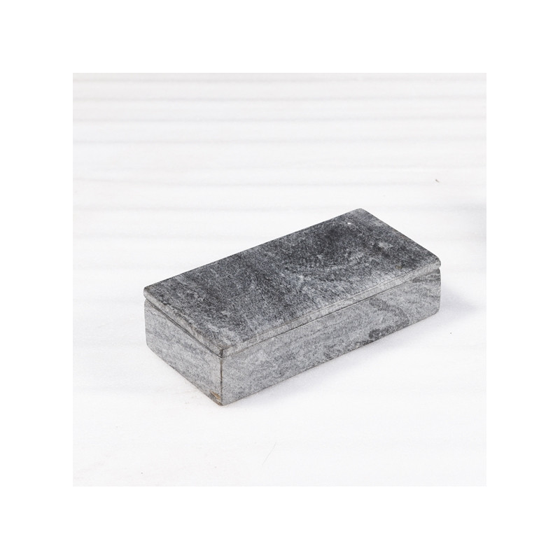 Boite rectangulaire en marbre gris