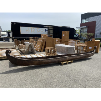 Pirogue en bois - Circa 1920