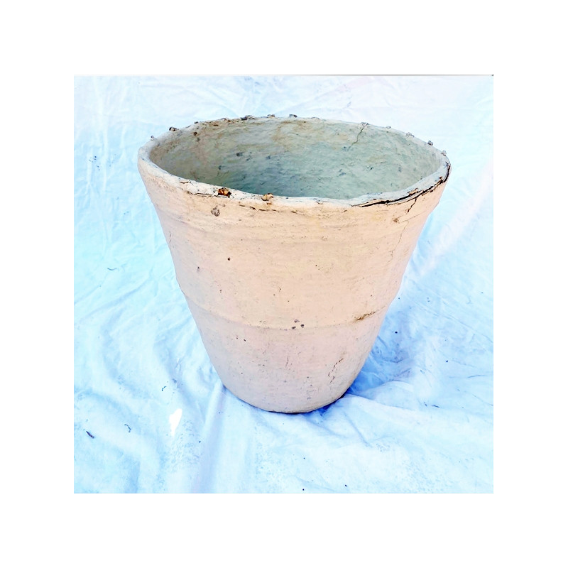 Cache pot en papier maché et bambou