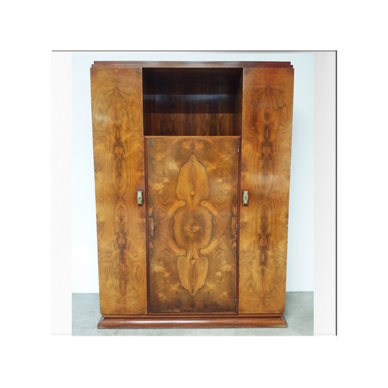 Rosewood-veneered cabinet from the "Art Deco" period and style
