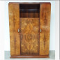 Rosewood-veneered cabinet from the "Art Deco" period and style