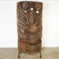 Sculpted wooden Naga panel