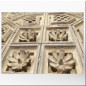 Panneau sculpté de plafond de temple