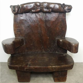 Fauteuil de chefferie Naga