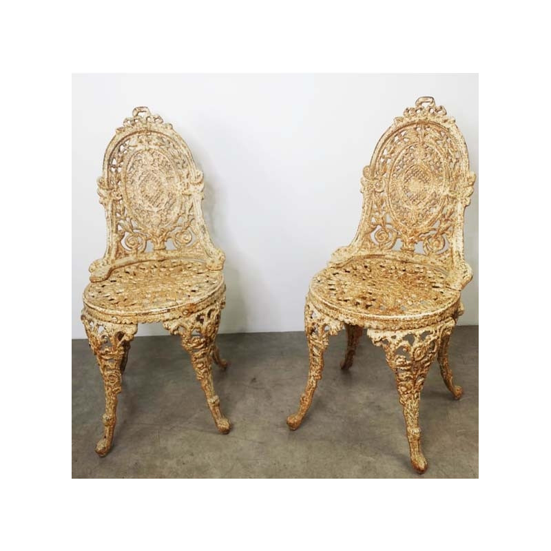 Cast iron garden chair