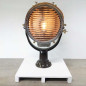 Brass search light on pallet