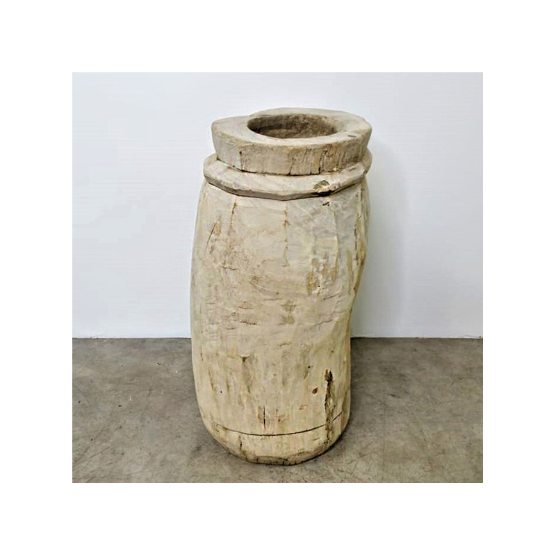 Mortier en bois blanchi - Plusieurs dimensions
