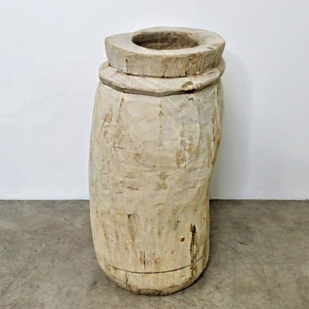 Mortier en bois blanchi - Plusieurs dimensions