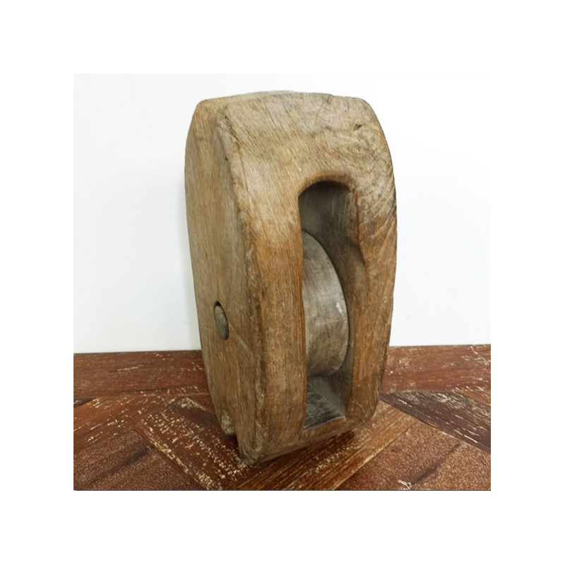 Poulie en bois à 1 réa