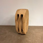Poulie en bois à 2 réas
