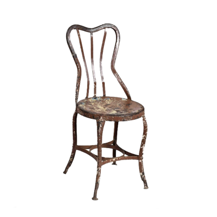 Chaise de jardin en fer