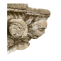 Paire de chapiteaux d'applique en pierre sculptée en haut relief Inde XIV ème - XV ème siècle