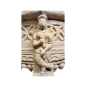 Table basse octogonale monobloc en pierre sculptée Inde XVIIème siècle