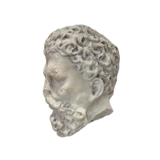 Bearded head of a man in Carrara marble 16th century